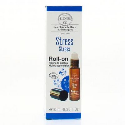 ELIXIRSCO ELIXIRS&CO Les fleurs de bach authentiques Stress BIO roll-on 10 ml