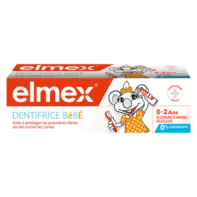 ELMEX  Anti-Caries Dentifrice B&eacute;b&eacute; 0-2 ans 50ml