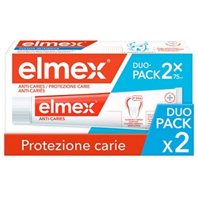 ELMEX  Protections Caries Dentifrices Pack Double 2 x 75ml