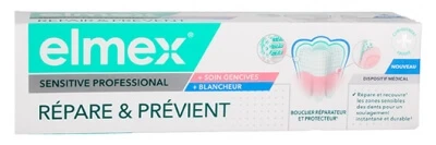 ELMEX  Sensitive Professional Soin Gencives Blancheur Dentifrice - Tube