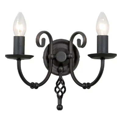 ELSTEAD LIGHTING Elstead - Feuille murale Artisan 2XE14 h: 18.5 l: 15 b: 30