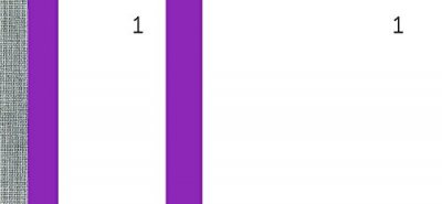 ELVE  Bloc vendeur, dimensions: (L)135 x (H)60 mm, violet - Lot de 30
