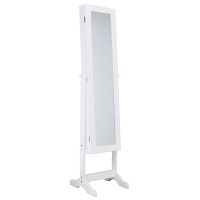 ELYANE - Armoire &agrave; Bijoux sur Pieds Avec Miroir -