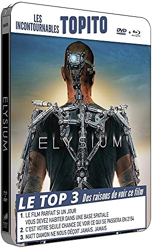 Elysium Bo&icirc;tier m&eacute;tal Combo Blu-ray + DVD