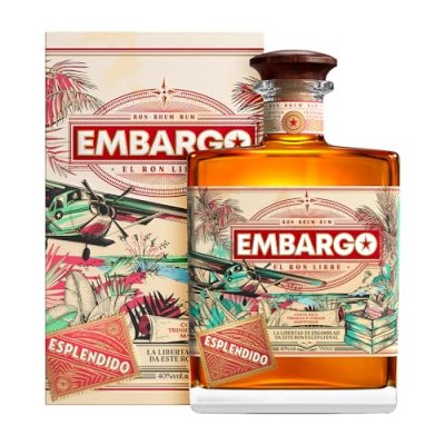 EMBARGO  Anejo Esplendido 0.70 liter Rhum + Coffret cadeau