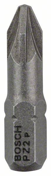 BOSCH Embout cruciforme PZ 2  Accessories 2607001561 Forme (embouts): C 6.3 100 pc(s) 
