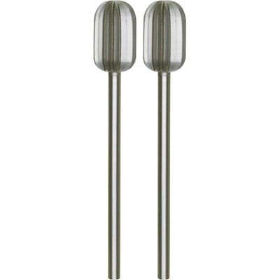 PROXXON Embout de fraise en acier wolfram-vanadium - Ovale &Oslash; 8 mm - 2 pcs