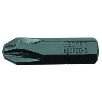 GEDORE Embout de tournevis 1/4"", lot avantageux de 10 pi&egrave;ces, cruciforme PZ 2