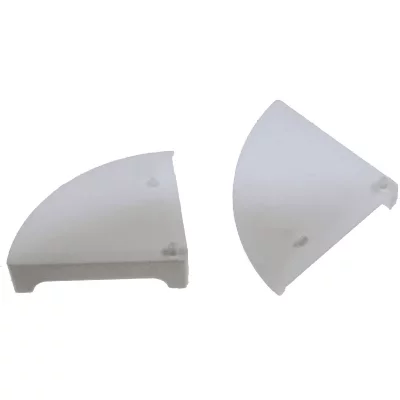AIRLUX Embout de visiere gauche et droit blanc pour hotte  Z00SP014400B