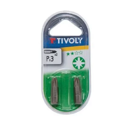 TIVOLY Embout de vissage torsion pour vis pozidriv n&deg;3 - 