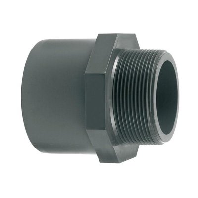 FITT Embout mixte pvc &agrave; coller 50 x 63 x 2"" - 
