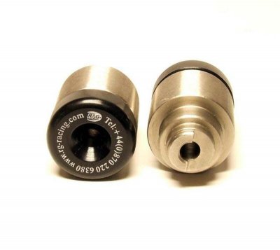 R&G Embouts de guidon  Racing noir Honda VFR 1200 F 11-16