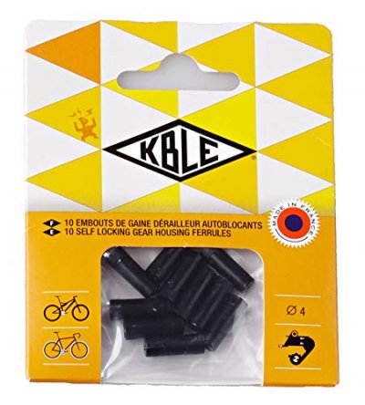TRANSFIL Embouts gaine o 4mm sis plastique noir sachet de 10 kble by 