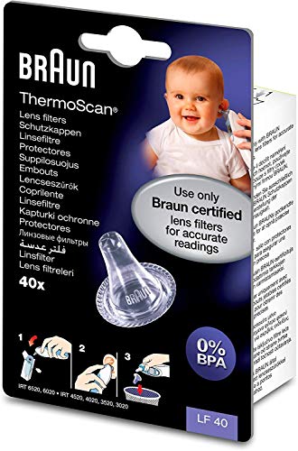 BRAUN Embouts protecteurs jetables pour thermom&egrave;tre  LF40