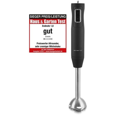 EMERIO  HB-111446 Mixeur plongeant 250 W noir, acier inoxydable