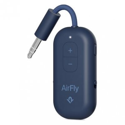 TWELVE SOUTH Emmeteur audio sans fil Bluetooth  Airfly Pro 2 Bleu pour TV et Avion vers deux casques
