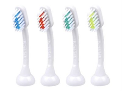 EMMI ULTRASONIC Emmi-dent E4 - T&ecirc;te de brosse de rechange - pour brosse &agrave; dent (pack de 4)