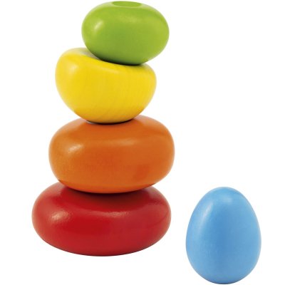 SELECTA Empilable en bois : Pierres chancelantes 