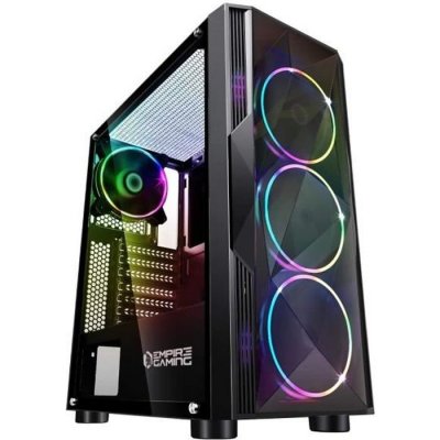 EMPIRE GAMING  &ndash; Boitier PC Gamer Diamond ARGB Moyenne Tour ATX