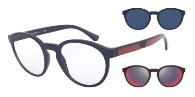 EMPORIO ARMANI  EA 4152 56691W 52 (clip-on)