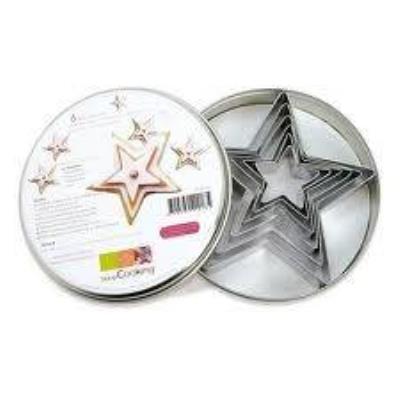 GENERIQUE Emporte pi&egrave;ce Etoile x 6 - ScrapCooking - couleur variant