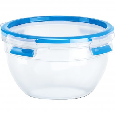 EMSA  Bo&icirc;te de conservation CLIP & CLOSE 1,10 L, transparent - Lot de 3