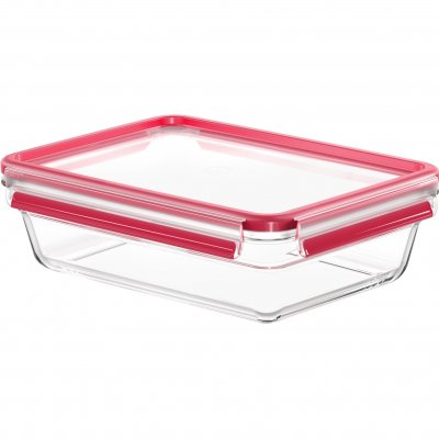 EMSA  Bo&icirc;te de conservation CLIP & CLOSE verre, 2,0 litres