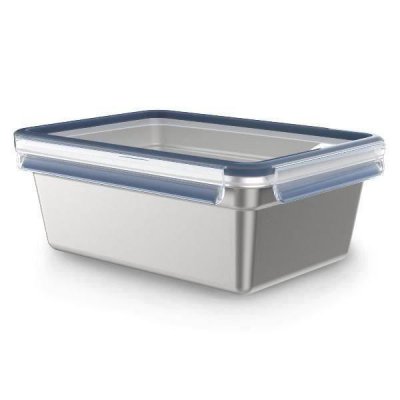 EMSA  CLIP & CLOSE INOX Bo&icirc;te de conservation recta N1150700