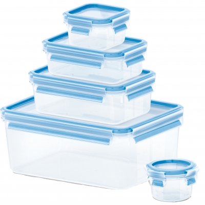 EMSA  Lot de 5 bo&icirc;tes alimentaires
