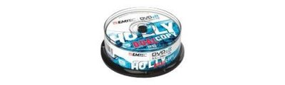 EMTEC  - 25 x DVD+R DL - 8.5 Go (240 minutes) 8x - argent - spindle