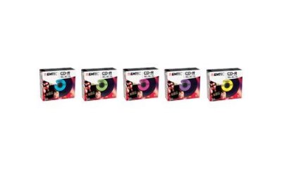 EMTEC  52&nbsp;x 700&nbsp;Mo en Vinyle Slim CD-R