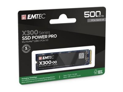 EMTEC Power Pro X300 - SSD - 500 Go - PCIe 3.0 x4 (NVMe)