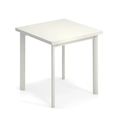 Emu - Table &eacute;toil&eacute;e h 75 cm, 70 x 70 cm, blanc