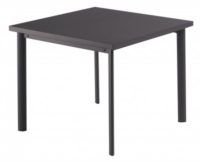 Emu - Table &eacute;toil&eacute;e h 75 cm, 90 x 90 cm, en fer antique