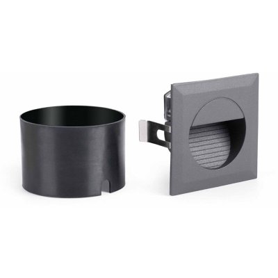 FARO BARCELONA Encastrable de Mur Led Gris Fonce -Mini Carter - FARO - 70402