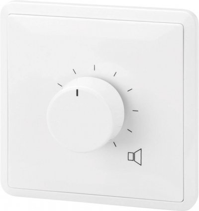 MONACOR Encastr&eacute; Commande du volume ela blanc - 