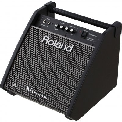 ROLAND Enceinte amplifi&eacute;e PM-100  pourt batterie &eacute;lectronique, 80 watts