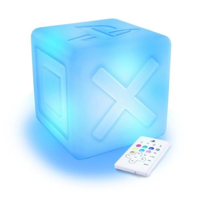 BIGBEN INTERACTIVE Enceinte Autonome BIG BEN PS200 - CUBE LUMINEUX ENCEINTE SANS FIL BLUETOOTH &agrave; LED RGB, 9 couleurs