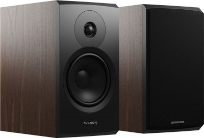 DYNAUDIO Enceinte biblioth&egrave;que  Emit II 20 Noyer Vendues &agrave; la paire