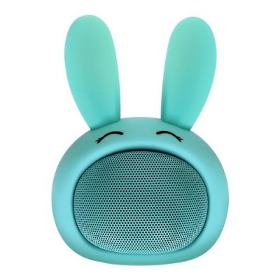  Enceinte Bluetooth 3W Autonomie 3h Design Lapin Lumineux Moxie Bleu