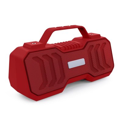 YONIS Enceinte bluetooth 5.0 portable karaoke waterproof 10w puissance batterie 1500mah rouge  