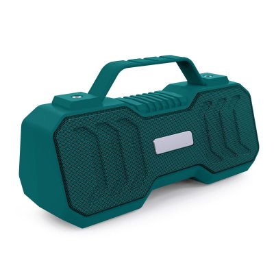 YONIS Enceinte bluetooth 5.0 portable karaoke waterproof 10w puissance batterie 1500mah vert  