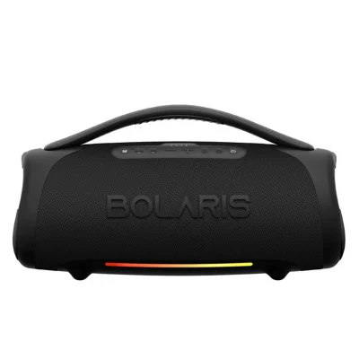 AVIZAR Enceinte Bluetooth 5.3 120W IPX7 5000mAh avec Effets Lumineux Mod&egrave;le Malta Noir