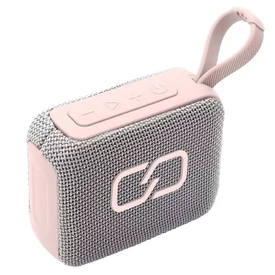LEDWOOD Enceinte Bluetooth 5.3 Portable 5W Splash Proof IPX4 Autonomie 16H XS40 Gris
