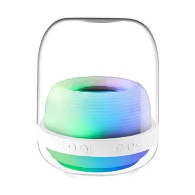 YONIS Enceinte bluetooth 6d 15w son st&eacute;r&eacute;o lumineux autonomie 6h effet halo  