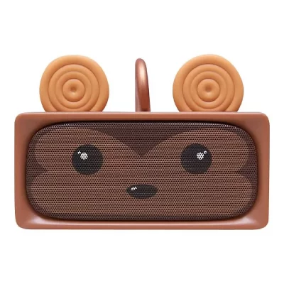 MOB Enceinte Bluetooth Adorable Singe - - Puissance 6W - Stereo - Connexion sans fil - Kit Mains Libres