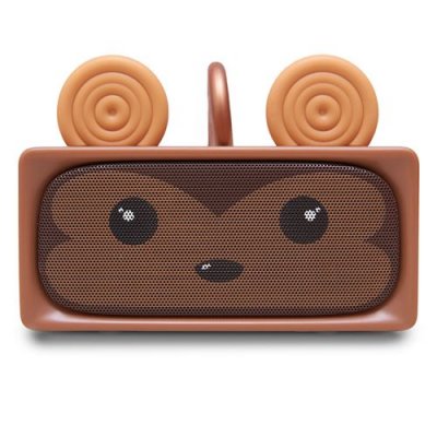 MOB Enceinte Bluetooth Adorable Singe - - Puissance 6W - Stereo - Connexion sans fil - Kit Mains Libres