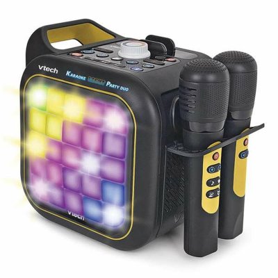 VTECH Enceinte bluetooth avec microphone karaok&eacute;  duo golden edition