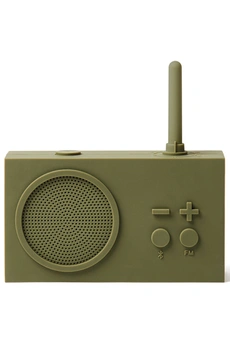 LEXON Enceinte Bluetooth avec radio FM  Tykho 3 LA119 Kaki 