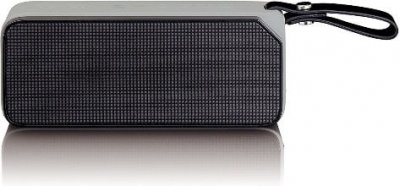 LENCO Enceinte Bluetooth &eacute;tanche aux projections d'eau avec effets lumineux BT-191BK Gris-Noir